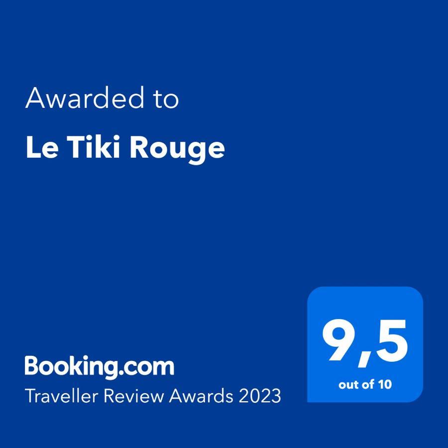 Le Tiki Rouge Villa Punaauia  Luaran gambar